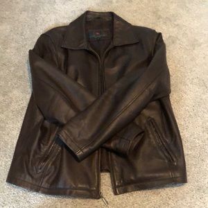 Luis Alvear Barcelona Brown Leather Jacket